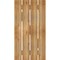 Ekena Millwork Spaced Board-n-Batten Shutters w/Z-Bar, Rough Sawn Western Red Cedar, 23W x 44H, PR RBS06Z23X044RWR - alternate 3